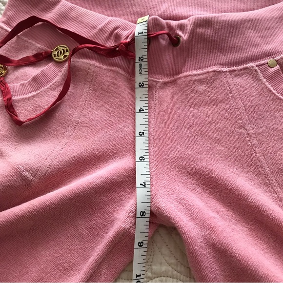 Bebe sweatsuit set in pink w/long sleeved hooded top and sweatpants. - Picture 5 of 15